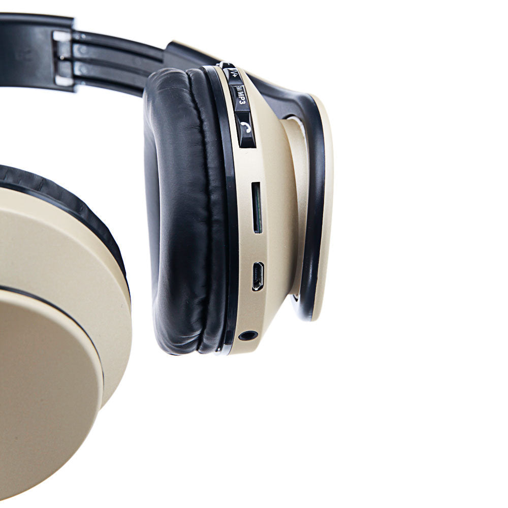 HY-811 FM Stereo MP3 Player Foldable Wired Bluetooth Headset Universal Headphone