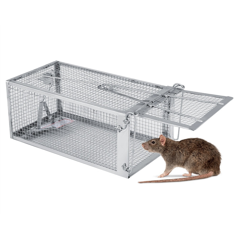 26.2*14*11.4cm Rat Trap Cage Small Live Animal Pest Rodent Mouse Control Bait Catch YJ