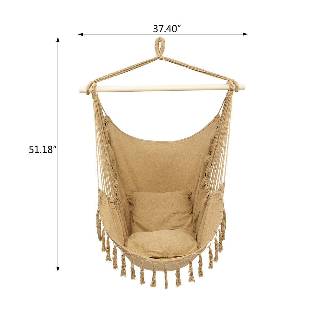 1.5*1.2m Tassel Plus Pillow Hanging Chair XH