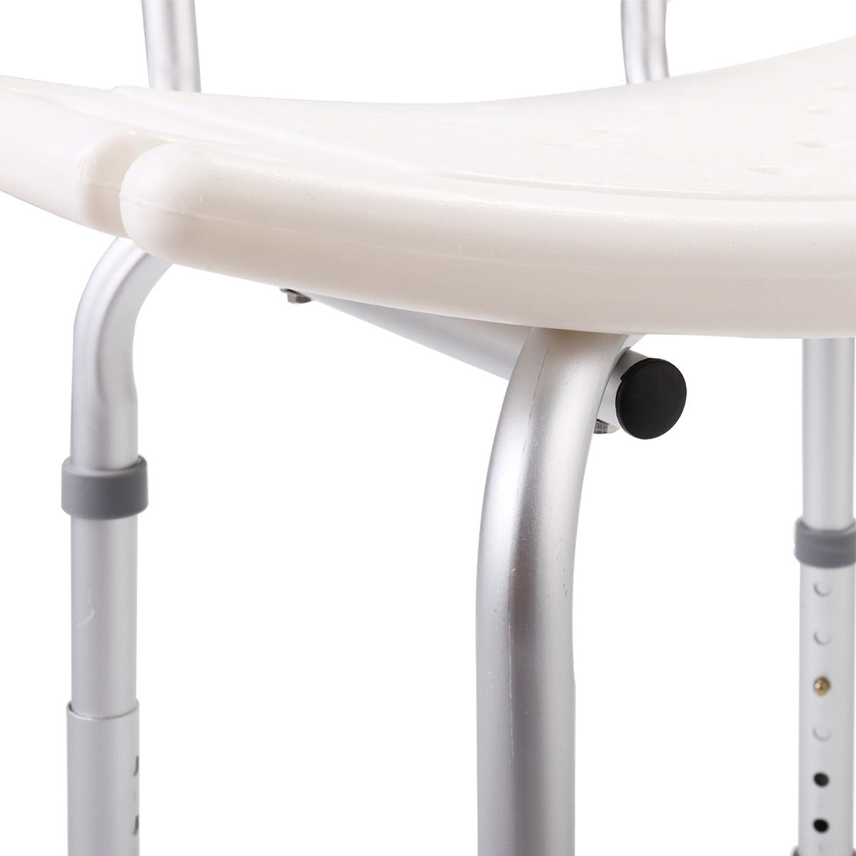 Bathroom Safety Shower Tub Heavy Duty Aluminium Alloy Bath Chair Bench with Back XH