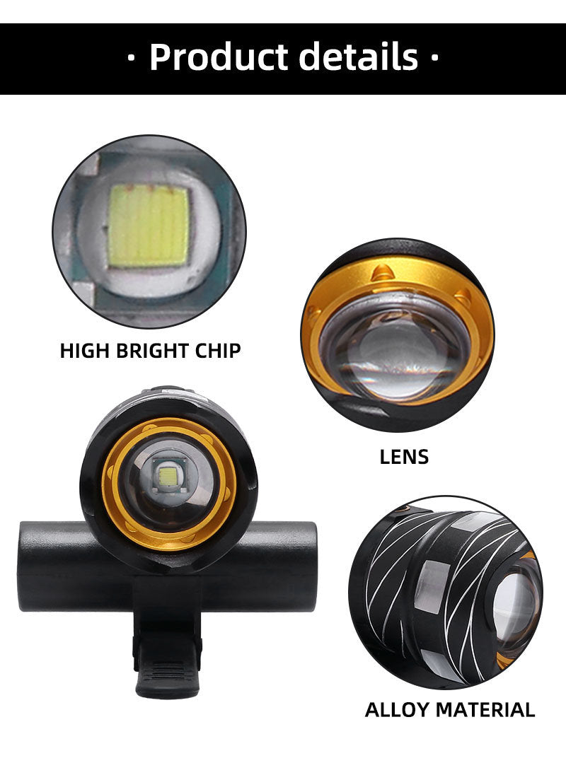 Free shipping Details about Rechargeable T6 LED MTB Bicycle Light 20000LM XM-L Racing Bike Front Headlight