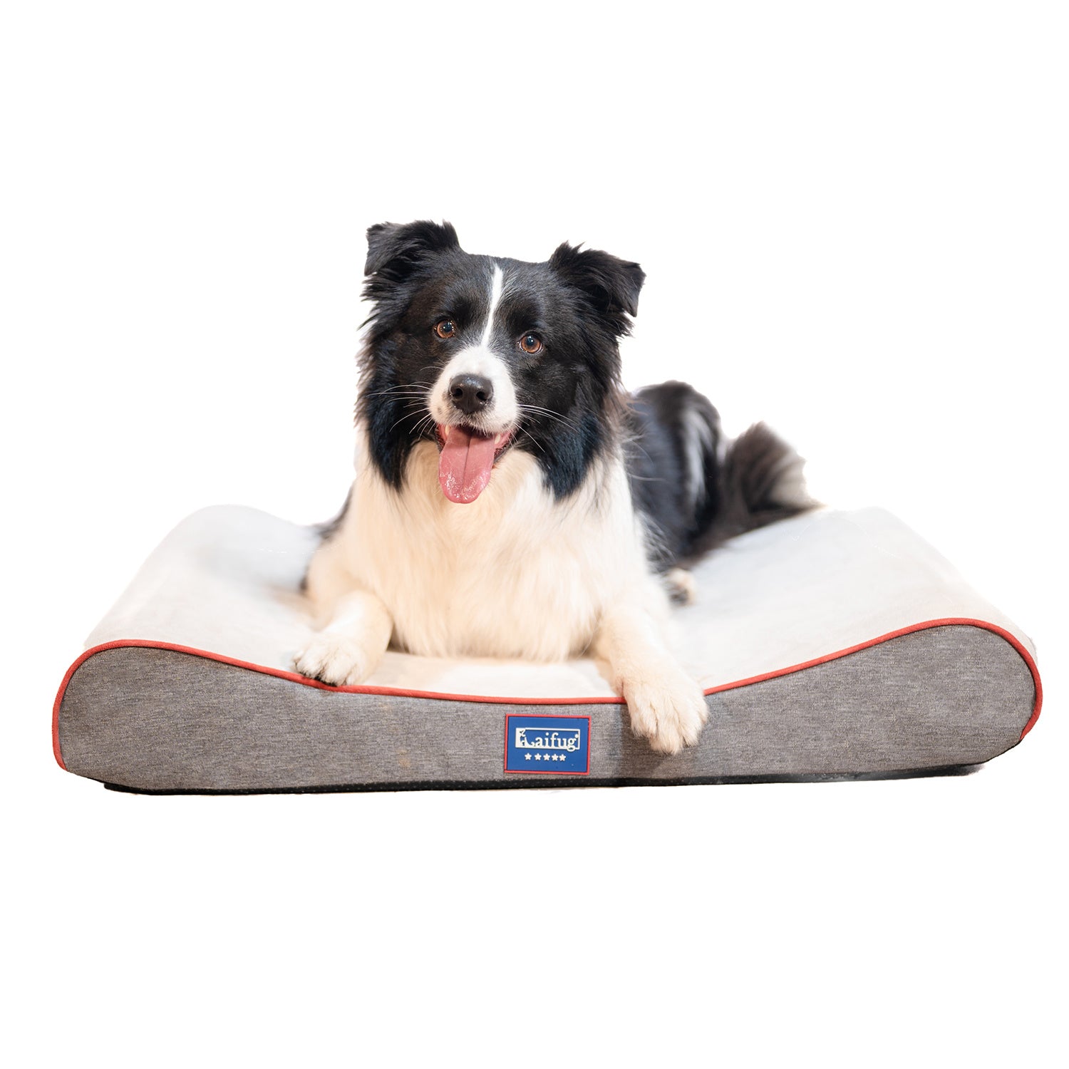 Orthopedic Foam Mattress Dog Bed Contour Bed with Removable Washable Cover and Waterproof Liner Nonskid Bottom - Friendly Design Ideal for Crate or Kennel