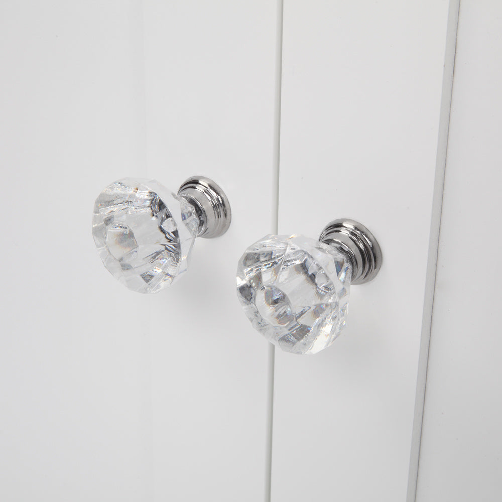 FCH Double Door Fork Type Bathroom Wall Cabinet White YJ