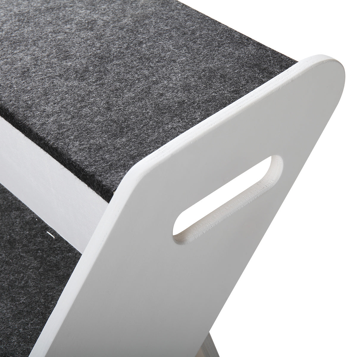 Four-Step wooden pet ladder, Jumping Support Safe Access to Sofa, for dogs and cats