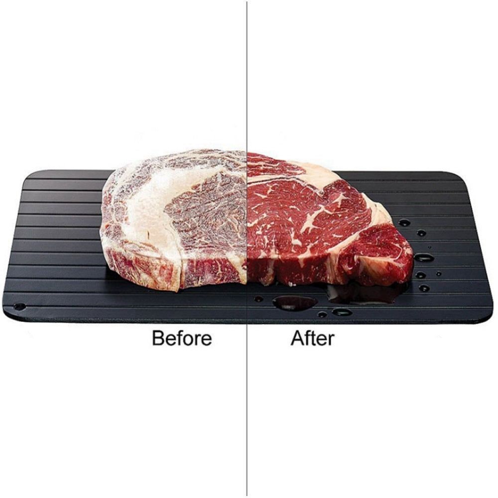 Free shipping expected to be delivered on March 7th Free shipping Meat Thawing Board,Eco Friendly Defrost,Food Safe Aluminum,Fast Fresh Healthy