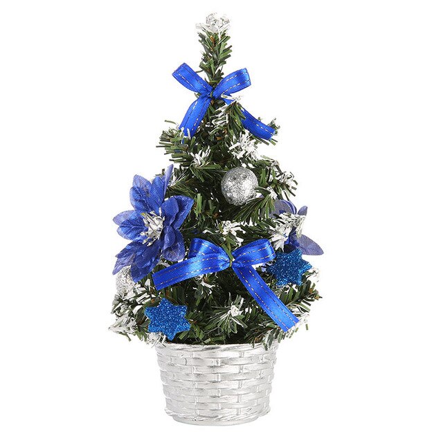 20cm-40cm Mini Christmas Trees Xmas Decorations A Small Pine Tree Placed on Desktop Christmas Festival Ornaments Ship From USA