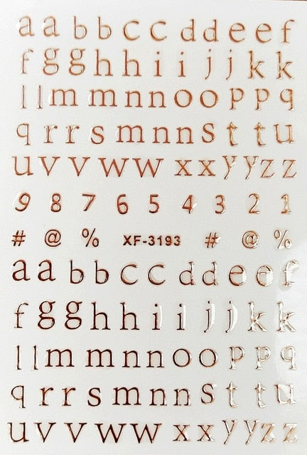 Flower 3D Nail Sticker Transparent Moon DIY Sticker Decals Tips Manicure Charm Design Adhesive Tips Art For Nail