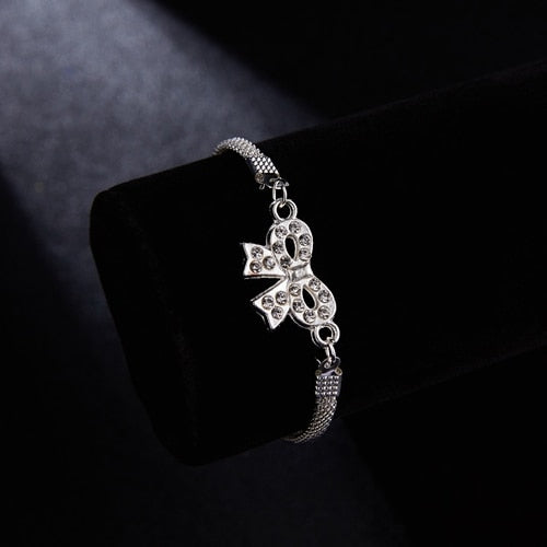 Trendy Silver Plated Blue Crystal Eyes Lucky Bracelets Turkish Evil Eye Star Palm Coconut Tree Charm Chain Bracelet for Women