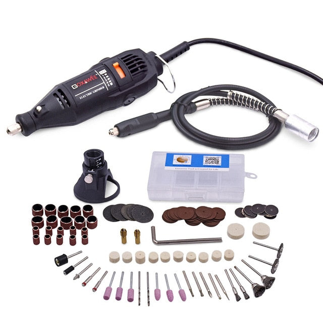 110V 220V Power Tools Electric Mini Drill Die Grinder Engraver Polisher with Rotary Tools Set Kit For Dremel 3000 4000