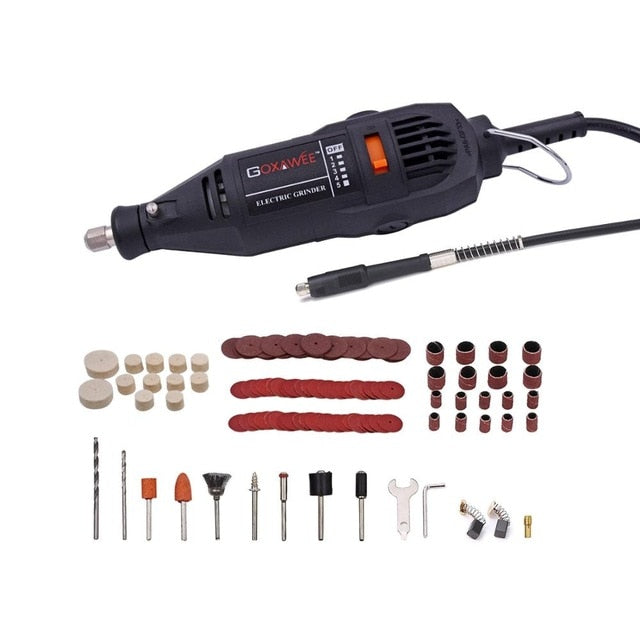 110V 220V Power Tools Electric Mini Drill Die Grinder Engraver Polisher with Rotary Tools Set Kit For Dremel 3000 4000