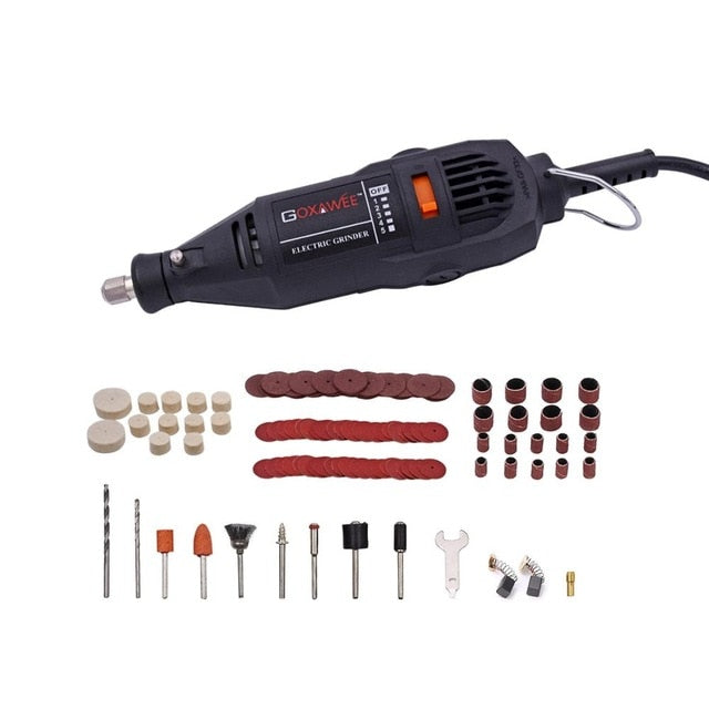 110V 220V Power Tools Electric Mini Drill Die Grinder Engraver Polisher with Rotary Tools Set Kit For Dremel 3000 4000