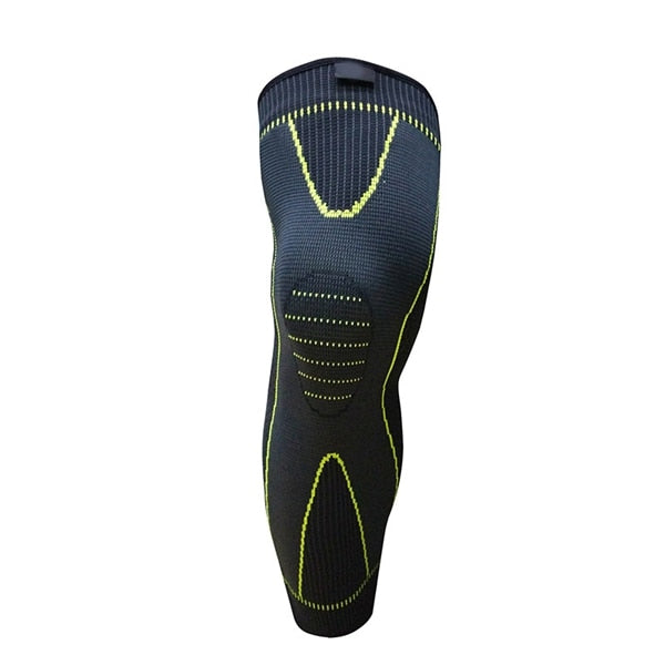 Drop Ship From USA Mumian Elasticity Long Knee Protector Brace Leg Sleeve Knee Pads Calf Support Brace Protector Warm Sport Knee