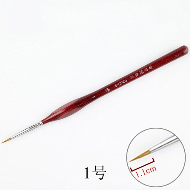 Pointed Paint Brushes Fineliner Nail Art Drawing Watercolor Pen Wolf Half Watercolor Brushes For Acrylic Painting Art Supplies