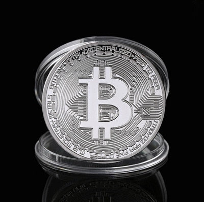 New Creative Souvenir Bitcoin Coin Gold Plated Collectible Gifts Bit Coin Art Collection Physical Gold Commemorative Coins