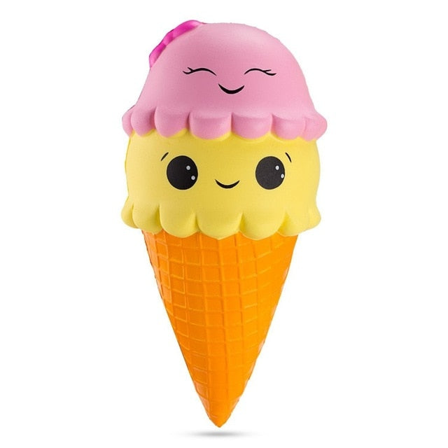 Jumbo Cute Popcorn Cake Hamburger Squishy Unicorn Milk Slow Rising Squeeze Toy Scented Stress Relief for Kid Fun Gift Toy