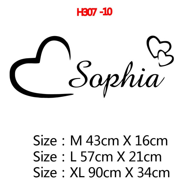 Personalized Custom Name Butterfly Wall Sticker Wallpaper For Nursery Kids Room Decoration Vinyl Stickers Bedroom Decals