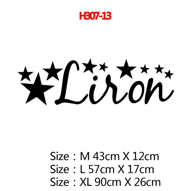 Personalized Custom Name Butterfly Wall Sticker Wallpaper For Nursery Kids Room Decoration Vinyl Stickers Bedroom Decals