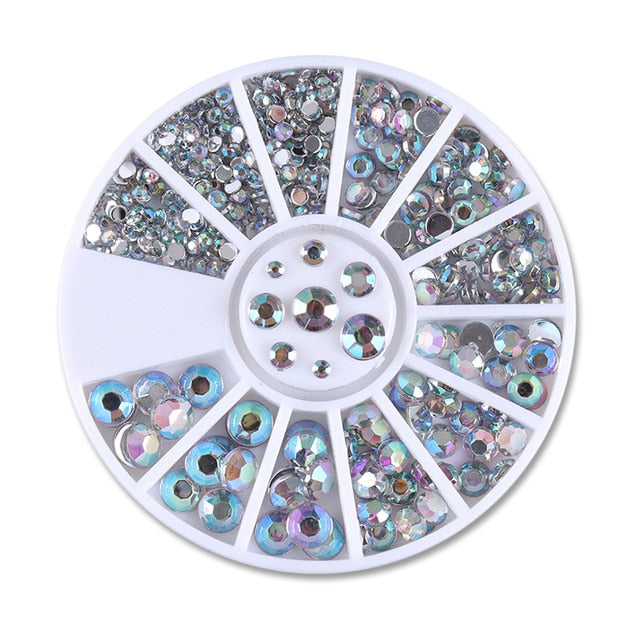 Mixed Color Chameleon Nail Rhinestone Glitter Small Irregular Beads For  Nail Art 3D Decoration Stone In Wheel DIY Tips