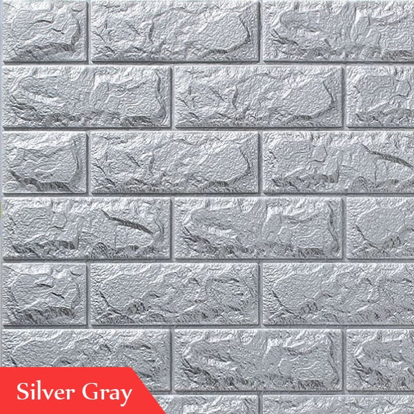 Wallpapers 3D Brick Pattern for TV background Living Room Bedroom Wall Decor DIY Self-adhesive Waterproof PE Foam Wall Stickers