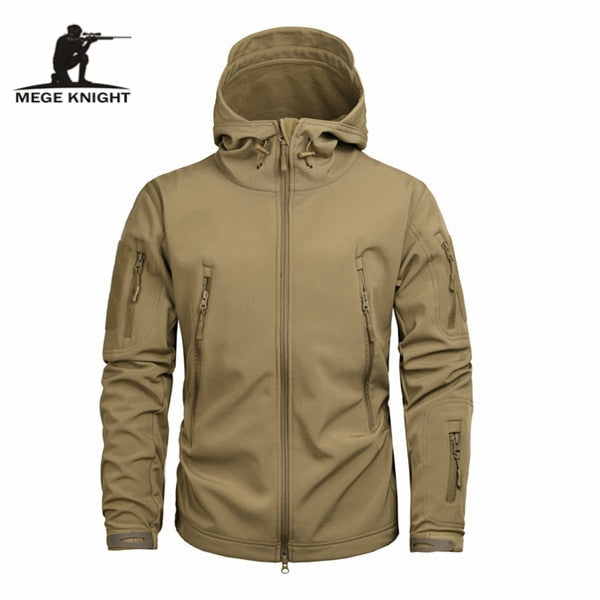 Mege Brand Clothing Autumn Men's Military Camouflage Fleece Jacket Army Tactical Clothing Multicam Male Camouflage Windbreakers