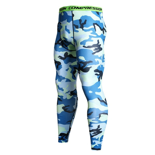 Mens Gym Compression Leggings Sport Training Pants Men Running Tights Trousers Men Sportswear Dry Fit Jogging Pants