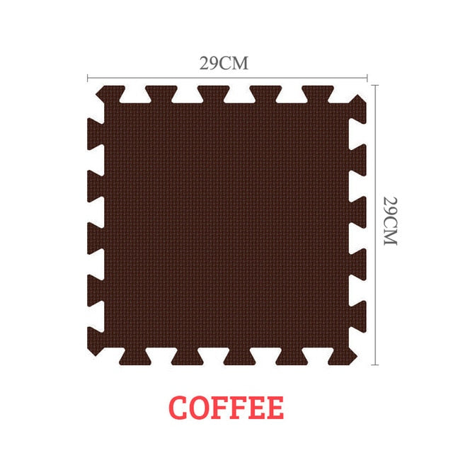 MQIAOHAM Baby EVA Foam Play Puzzle Mat 18pcs/lot Black and White Interlocking Exercise Tiles Floor Carpet And Rug for Kids Pad