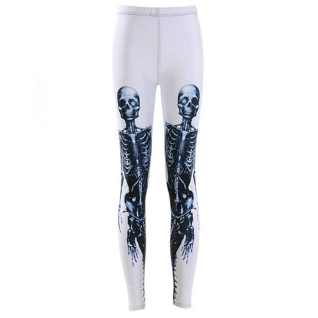 20 styles So Cute !!Dark & cat and Leopard print God Horse Mummy Dog Skull colorful Heart Printed leggings women's sexy Pants