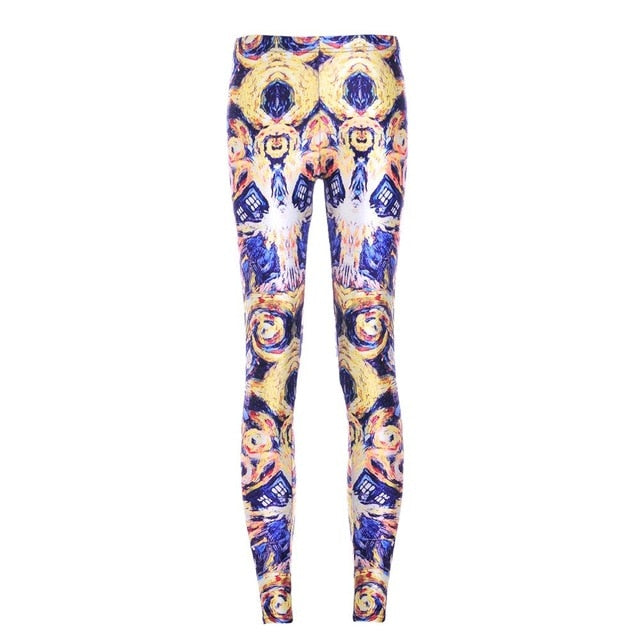 20 styles So Cute !!Dark & cat and Leopard print God Horse Mummy Dog Skull colorful Heart Printed leggings women's sexy Pants