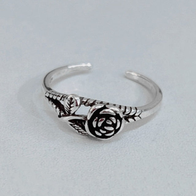 High Quality Fashion 925 Sterling Silver Geometric Layer Smile Face Adjustable Rings For Women Wholesale Jewelry