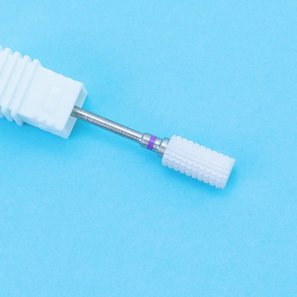 1pcs Ceramic Nail Drill Bit For Electric Manicure Drills Machine Milling Cutter Nail Files Buffers Nail Art Equipment Accessory