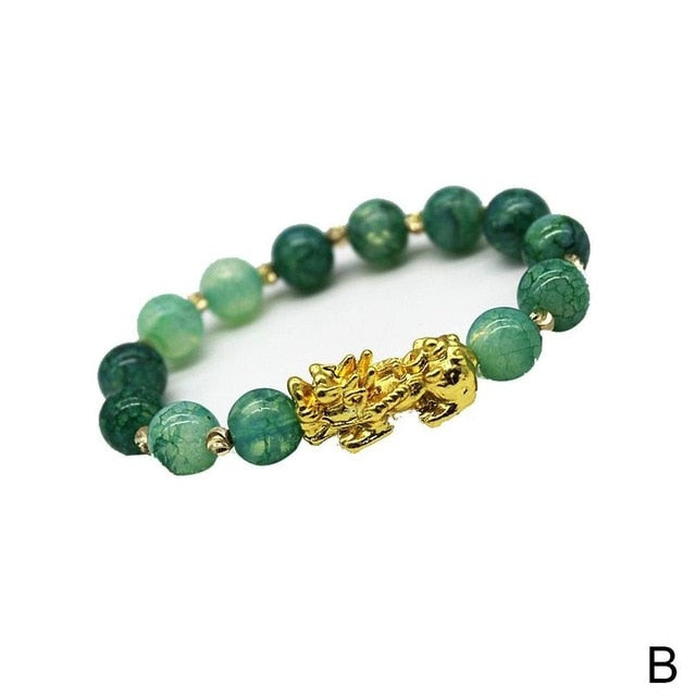 Pixiu Bracelet Chinese Good Lucky Charm Feng Shui Pi Yao Wealth good luck Bracelets Jewelry Lucky Bracelets Drop Shipping