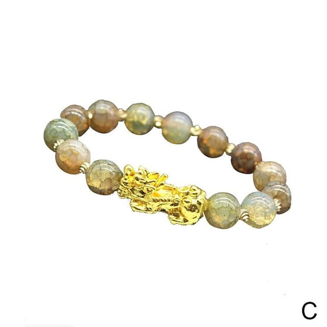 Pixiu Bracelet Chinese Good Lucky Charm Feng Shui Pi Yao Wealth good luck Bracelets Jewelry Lucky Bracelets Drop Shipping