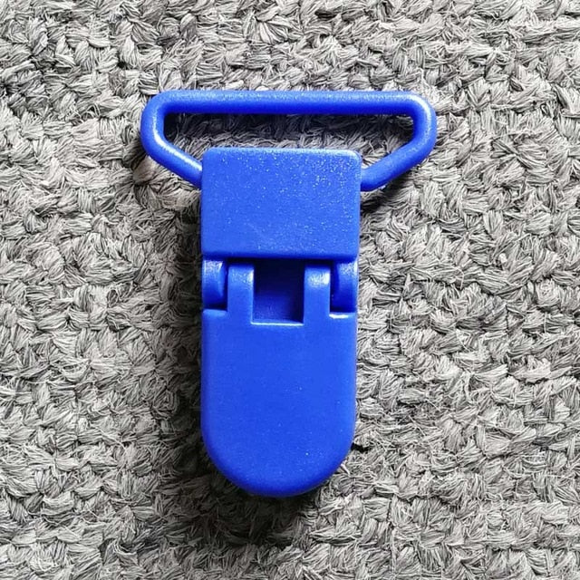 5pcs 25mm Plastic Baby Pacifier Chain Transparent Pacifier Clips Soother Holder For Baby Pacifier Nipples Holder Round Clamp