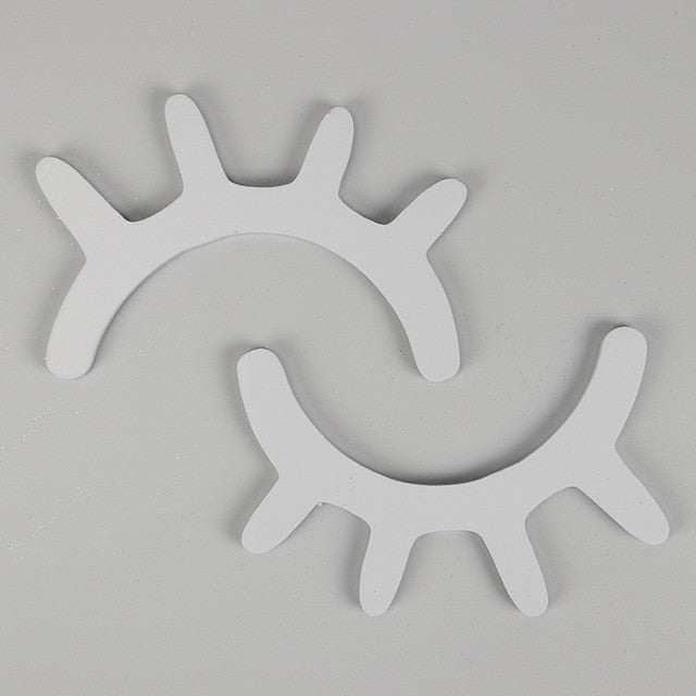 1 Pair Nordic Style Cute Wooden 3D Eyelash Wall Sticker Decor Children Kids Baby Room Background Wall Sticker Home Decoration