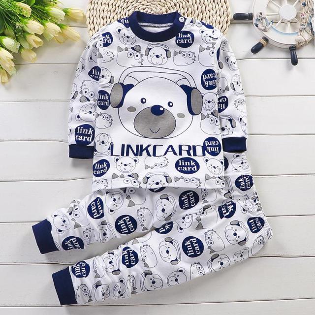 Children Pajamas Baby Clothing Set Kids Unicorn Cartoon Sleepwear Autumn Cotton Nightwear Boys Girls Animal Pyjamas Pijamas Set