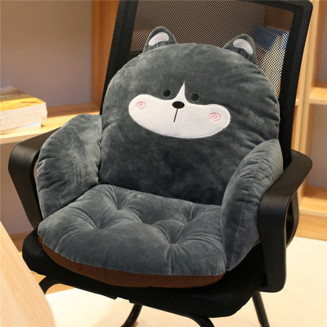 35*35*55cm Summer Nap cushion Cervical Noon Nap cushion Office school chair Cushion Carrot Strawberry Slow gift for friends