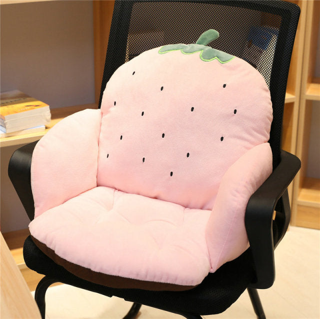 35*35*55cm Summer Nap cushion Cervical Noon Nap cushion Office school chair Cushion Carrot Strawberry Slow gift for friends