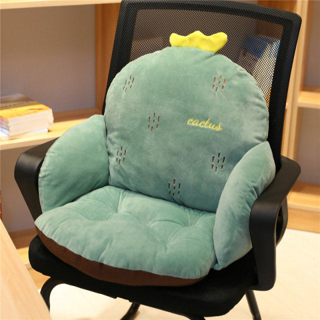 35*35*55cm Summer Nap cushion Cervical Noon Nap cushion Office school chair Cushion Carrot Strawberry Slow gift for friends
