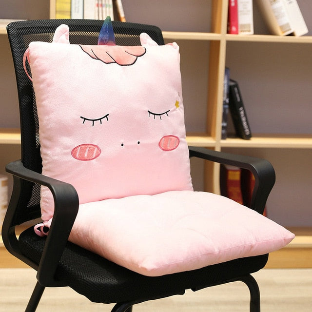 35*35*55cm Summer Nap cushion Cervical Noon Nap cushion Office school chair Cushion Carrot Strawberry Slow gift for friends