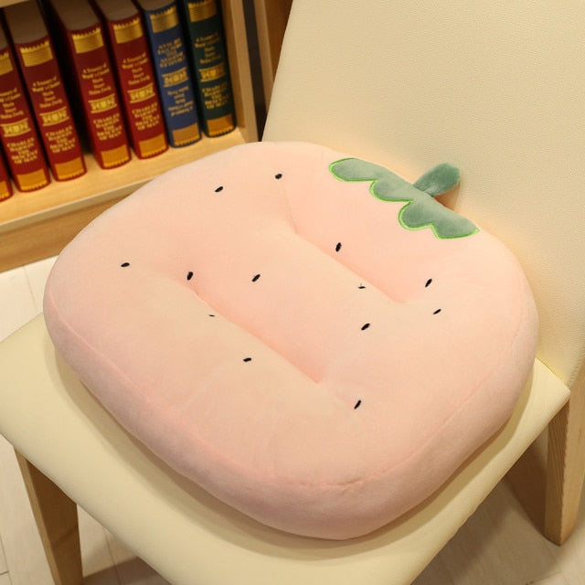 35*35*55cm Summer Nap cushion Cervical Noon Nap cushion Office school chair Cushion Carrot Strawberry Slow gift for friends