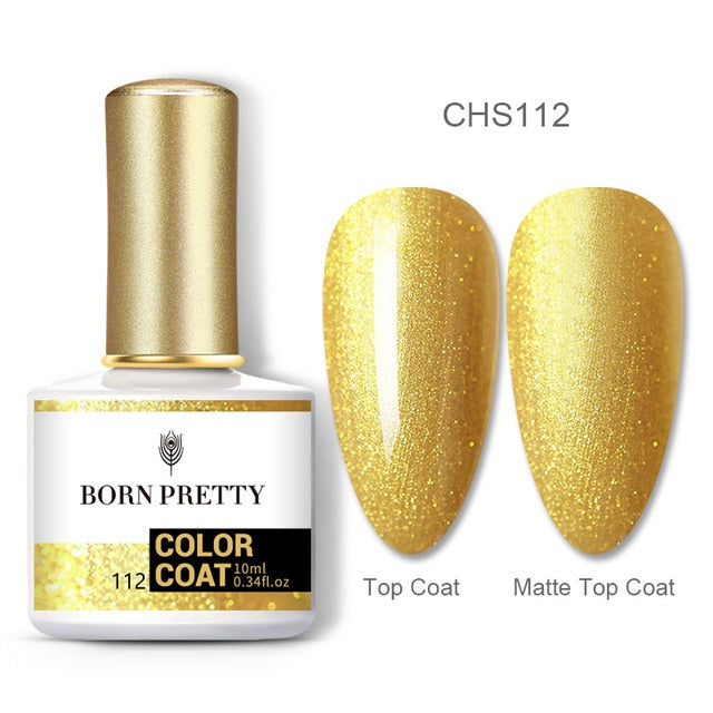 BORN PRETTY Nail Gel 120Colors 10ml Gel Nail Polish Soak Off UV LED Gel Varnish Holographics Shining Nagel Kunst Gellack