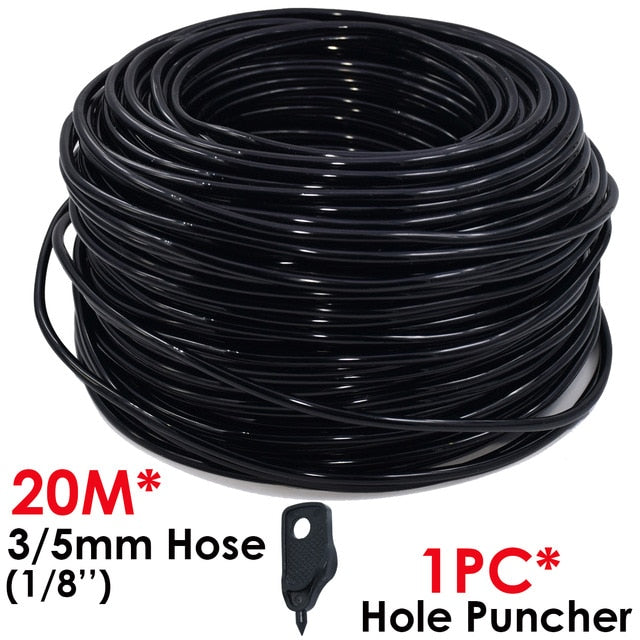 Greenhouse Drip Irrigation 4-way 3/5mm Drip Arrow 2-way Transmitter Irrigation Watering System for Pot Garden Lawn 10set/20set