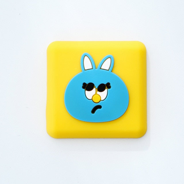 Fashion Cartoon Door stopper Doorknob Rubber Fender Lock Protective Pad Door Crash Pad Wall Protector Savor Shockproof Crash Pad