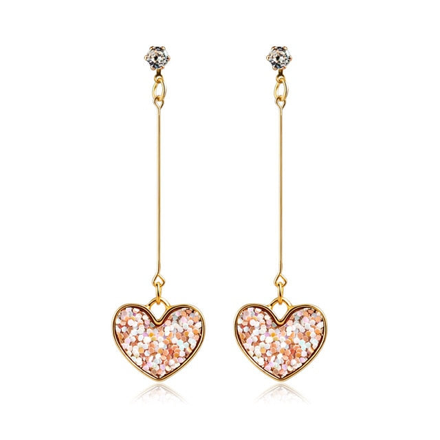 LOVR New Korean Statement Drop Earrings For Women Fashion Vintage Geometric Long Dangle Earrings 2020 kolczyki Female Jewelry