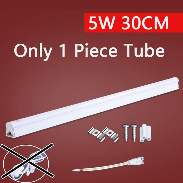 Full Set Led Kitchen Light Under Cabinet Lights 10W 20W 220V T5 LED Tube Bar Wall Lamp For Closet Kitchen Bedroom 1.8M EU Plug