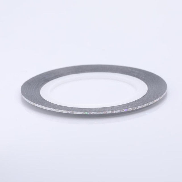1 Roll Pink Gold Sliver Nail Foils Sparkly Sky Glitter Nail Art Transfer Stickers Slider Paper Nail Art Manicures Decoration New