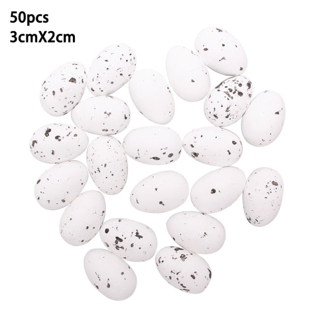 DIY Easter Decoration Natural Rattan Wreath For Easter Egg Decor Kids Easter Party Favors Happy Easter Party Gifts Home Supplies