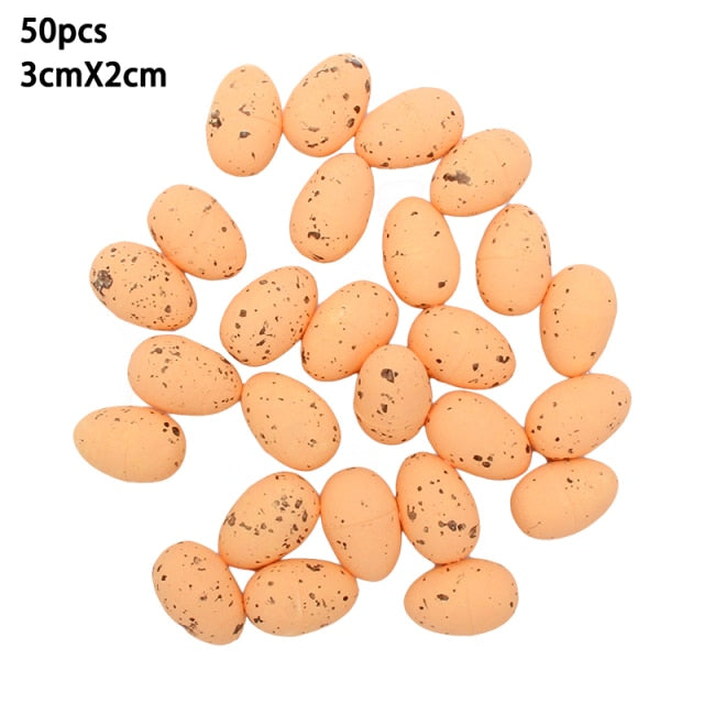 DIY Easter Decoration Natural Rattan Wreath For Easter Egg Decor Kids Easter Party Favors Happy Easter Party Gifts Home Supplies