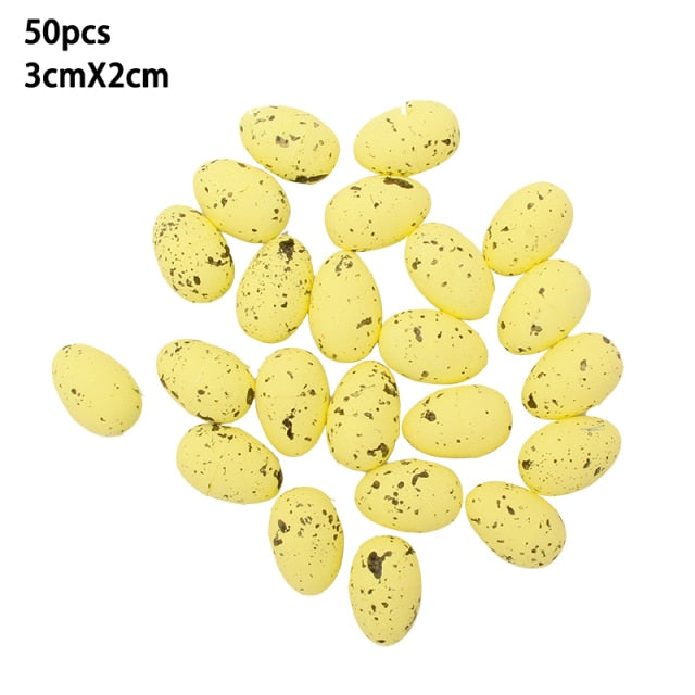 DIY Easter Decoration Natural Rattan Wreath For Easter Egg Decor Kids Easter Party Favors Happy Easter Party Gifts Home Supplies