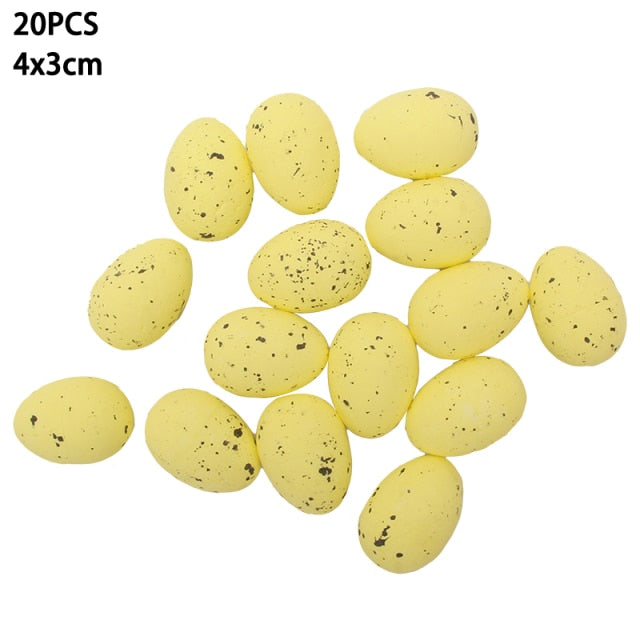 DIY Easter Decoration Natural Rattan Wreath For Easter Egg Decor Kids Easter Party Favors Happy Easter Party Gifts Home Supplies